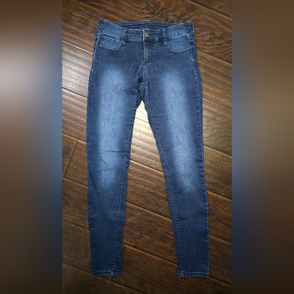 Decree Juniors Blue Denim Skinny Jeans Size 5